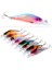No.8 Stili Minnows Balıkçılık Cazibesi 8.5cm 6.3g Lazer Sert Yapay Yem Crankbait Bas Pike Wobbler 3D Gözler Jerkbait Sazan Olta Takımı (Yurt Dışından) 5