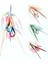 Kiraz Kırmızısı Stili 5 Adet Boyut 15# 17# Snapper Etek Silikon Etek Çanlı Kauçuk Jig Etek Kancaları Yardımcı Kanca Jig Kancası Deniz Balıkçılığı Kancası Jig Kafası (Yurt Dışından) 1