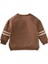 Aplikeli Sweatshirt Koyu Kahve 3