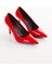 Kadın Rugan Kırmızı Topuklu Stiletto Ayakkabı ( Iç Astar Deri ) 4