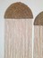 Bej Ikili Bambu Makrome Duvar Dekorasyonu (35 × 100 Cm) 110 x 35 2