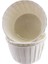 Cupcake Kalıbı Minik Boy Düz Renk 38*30 mm - 100 Adet Beyaz 2