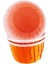 Cupcake Kalıbı Minik Boy Düz Renk 38*30 mm - 50 Adet Turuncu 3