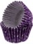 Cupcake Kalıbı Pet Kapsül Kek KALIBI48X34 mm - 100 Adet Kar Desenli Mor 1