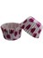 Depposıte E Kek Kalıbı Pet Kapsül 52X45 mm Kağıt Cupcake Kağıdı - 100'LÜ Beyaza Fuşya Kalpli 2