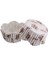 Cupcake Kalıbı Pet Kapsül Dalgalı Sarmaşık Desenli Kek Kalıbı 65X38 mm - 100'LÜ 3.8 cm 1