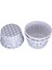 Vıp Cupcake Kalıbı Minik Boy 38*30 mm - 100'LÜ Puantiyeli Gümüş 2