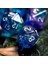 04 Kırmızı Mavi Tarzı Et Glitter Dnd Zar D&d Dice D4 D6 D8 D10 D% D12 D20 Çokyüzlü Oyunlar Zindanlar ve Ejderhalar Için Zar Seti Mtg Rpg (Yurt Dışından) 5