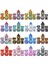 Mavi Gold6 Stili Nebula Metal Çokyüzlü Zar Seti D4 D6 D8 D10 D% D12 D20 Masa Oyunları Için Rpg Dnd (Yurt Dışından) 3
