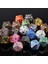 Mavi Gold6 Stili Nebula Metal Çokyüzlü Zar Seti D4 D6 D8 D10 D% D12 D20 Masa Oyunları Için Rpg Dnd (Yurt Dışından) 5