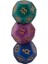 Olyhedral Dijital Zar Astrolojik Zar Seti Ez Constellation Oyunları Için 9 Yönlü Akrilik Zar (Yurt Dışından) 1