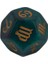 Olyhedral Dijital Zar Astrolojik Zar Seti Ez Constellation Oyunları Için 9 Yönlü Akrilik Zar (Yurt Dışından) 2