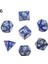 A6 Stili Iidescent Çokyüzlü Zar Seti Glitter Altın Numaraları Trpg Dnd 7-Die D4 D6 D8 D10 D12 D20 Için Oyun Aksesuarı (Yurt Dışından) 1