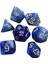No.6 Tarzı Iidescent Çokyüzlü Zar Seti Glitter Altın Numaraları Trpg Dnd 7-Die D4 D6 D8 D10 D12 D20 Için Oyun Aksesuarı (Yurt Dışından) 1