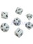 Beyaz Stil Dungeons&dragons Rpg Poly Dice Gameet Için Çok Renkli Taraflı Kalıp D4 D6 D8 D10 D12 D20 (Yurt Dışından) 1