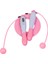 Pembe Set Stili Akülü Elektronik Atlama Ipi Fitness Akülü Atlama Akıllı Atlama Ipi ile LCD Ekran Sayma Hızı Atlama Sayacı Spor Salonu (Yurt Dışından) 1