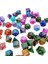 No.5 Tarzı Dnd D&d Rol Yapma Oyunları Için Olyhedral Rpg Zar Seti Renkli Parıltılı (D4 D6 D8 D10 D% D12 ve D20) (Yurt Dışından) 3