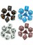 Siyah Sarı Yazı Tipi Stili Poludie Resin Yeni Yazı Tipi Dnd Zar Seti D4~D20 Warhammer Dungeons And Dragons Için Çokyüzlü Zar Rol Yapma Tahta Oyunu Rpg D&d (Yurt Dışından) 4