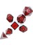 Herhangi Bir 7 Adet Zar Stili Masa Üstü Rpg'ler Için Kırmızı Ipli Zar Çantalı 7 Metal Zar Seti D4 D6 D8 D10 D12 D20 Dnd Rpg Mtg Masa Oyunları Metal Dnd D Zar (Yurt Dışından) 5