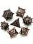 Renkli Stil Cusdie Fırıldak Metal D&d Zar Seti, Dnd Zar, Çokyüzlü Zar Seti, Rol Yapma Oyunu Için Mtg Pathfinder (Yurt Dışından) 4