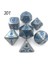 NO.301 Stili Dnd Metal Zar Rpg Mtg Italik Yazı Tipi Kese Içerir Çeşitli Renkler D4 D6 D8 D10 D12 D20 Masa Oyunları Dados Dices (Yurt Dışından) 1