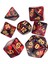 Orangesilver W Beyaz Stil 7-Die Çift Renkli Çokyüzlü Zar Trpg Dnd Zar Oyunları Için D20 D12 D10 D% D8 D6 D4 Komple Set (Yurt Dışından) 2