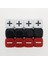 Roll Fudge Dice Gm Başlangıç ​​paketi 3'lü 4'lü Set Kader Opak Siyah Beyaz ve Kırmızı + - Sembol (Yurt Dışından) 1