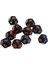 Mor Kırmızı 12MM Stili Dungeons And Dragons Parti Masa Oyunları Için 10 Parçalı Zar Seti D12 Çokyüzlü Zar (Yurt Dışından) 5
