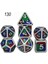 NO.130 Tarzı Dados Rpg Zar Masası Oyunları Satış Promosyonu Çokyüzlü Metal Zarlar Çinko Alaşımlı Sayısal Dnd Zar 7 Set D4 D6 D8 D10 D12 D20 (Yurt Dışından) 1