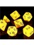 Sarı Stil 7 Adet Çok Taraflı Zar Seti D4, D6, D8, D10, D10%, D12, D20 Masa Oyunu Rpg Dungeons And Dragons Için Renkli Aksesuarlar Dnd Mtg (Yurt Dışından) 1