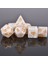 Kırmızı A Stili Pearl Swirl Çokyüzlü 7-Die Dnd Zar Seti D4 D6 D8 D10 D% D12 D20 Trpg Zar Oyunu Meraklıları Için (Yurt Dışından) 5