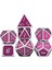 NO.410 Stili Dnd Metal Zar Rpg Mtg Italik Yazı Tipi Kese Dahil Çeşitli Renkler D4 D6 D8 D10 D12 D20 (Yurt Dışından) 1