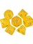 Sarı Stil Star Shine Glitter Sparkles Çokyüzlü Zar Seti D4 D6 D8 D10 D% D12 D20 Trpg Dnd Oyunu Için (Yurt Dışından) 1