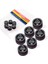 M CSPCT019 Stili Havuz Cue Için Cuesoul Layer Pigskin Cue Tips - 6 Parça, (Yurt Dışından) 1