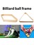 52MM Tarzı Ahşap Üçgen Snooker Havuz Bilardo Tripod Topu Raf Salıncak Topu Tutucu Standart Toplar Için Üçgen Top Çerçeve Aksesuarları Aa (Yurt Dışından) 3