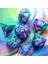 BL02 Mavi Gri Tarzı Et Sparkle Galaxy Dnd Zar D&d Dice D4 D6 D8 D10 D% D12 D20 Çokyüzlü Oyunlar Zar Seti Masa Oyunları Için Mtg Rpg (Yurt Dışından) 3