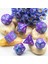BL02 Mavi Gri Tarzı Et Sparkle Galaxy Dnd Zar D&d Dice D4 D6 D8 D10 D% D12 D20 Çokyüzlü Oyunlar Zar Seti Masa Oyunları Için Mtg Rpg (Yurt Dışından) 5