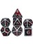 NO.130 Tarzı Rpg Pirinç Çokyüzlü Setler Metal Dnd Zar Oyunu Masa Oyunları Çinko Alaşım Açık Pembe Dices Dijital Desen D20 D10 D8 D12 D6 D4 (Yurt Dışından) 5