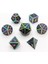 Gl Stili Dnd Dungeons And Dragons Için Katı Metal Çokyüzlü Zar Seti Pathfinder Cthulhu Ekstra Ağır Poli Zar Çağrısı (Yurt Dışından) 5