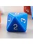 Mavi Stil 8 Adet 8 Taraflı D8 Dijital Zar Komik Rpg Masa Tahtası Kumar Oyunları Dices Için Sayı ile 8 Taraflı (Yurt Dışından) 5