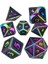 DS11 Stili Dragon Scale Metal Çokyüzlü Zar Seti D20 D12 D% D10 D8 D6 D4 Masa Oyunları Için Trpg Dnd (Yurt Dışından) 2