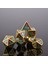 DS11 Stili Dragon Scale Metal Çokyüzlü Zar Seti D20 D12 D% D10 D8 D6 D4 Masa Oyunları Için Trpg Dnd (Yurt Dışından) 3