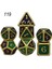 NO.119 Stili Rpg Pirinç Çokyüzlü Setler Metal Dnd Zar Oyunu Masa Oyunları Çinko Alaşım Açık Pembe Dices Dijital Desen D20 D10 D8 D12 D6 D4 (Yurt Dışından) 1