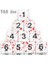 10 Adet D8 Stili Komik Dnd Rpg ve Çokyüzlü D4-D20 Çok Taraflı Opak Kan Dijital Zar Seti Boardgame Aksesuarları (Yurt Dışından) 3