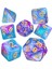 Karina Bulutsusu Stili Nebula Glitter Çokyüzlü Zar Seti D4 D6 D8 D10 D% D12 D20 Rpg Dnd Masa Oyunları Için (Yurt Dışından) 2