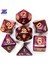 05 Altın Stili Olyhedral 2 Renkli Zar ile Çanta Nebula Efekti Poker Dnd D4,D6,D8,D10,D%,D12,D20 Rpg Oyunu (Yurt Dışından) 5