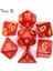 No.9 Tarzı Şeker Etkisi Poker Oyunu Zar ile Renkli Şeffaf 7pcdie Set, Mavi Renk Dnd D4, D6, D8, D10, D12, D20 Rpg Deskgame Için (Yurt Dışından) 1