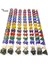 No.9 Tarzı Şeker Etkisi Poker Oyunu Zar ile Renkli Şeffaf 7pcdie Set, Mavi Renk Dnd D4, D6, D8, D10, D12, D20 Rpg Deskgame Için (Yurt Dışından) 4