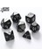 Siyah Stil 7 Adet Çok Taraflı Zar Seti D4, D6, D8, D10, D10%, D12, D20 Masa Oyunu Rpg Dungeons And Dragons Için Renkli Aksesuarlar Dnd Mtg (Yurt Dışından) 2
