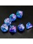 Poludie Et Purpleblue Dnd Zar Seti D4 D6 D8 D10 D% D12 D20 Rol Yapma Masa Oyunu Için Çokyüzlü Zar Rpg Mtg D&d Zar (Yurt Dışından) 1